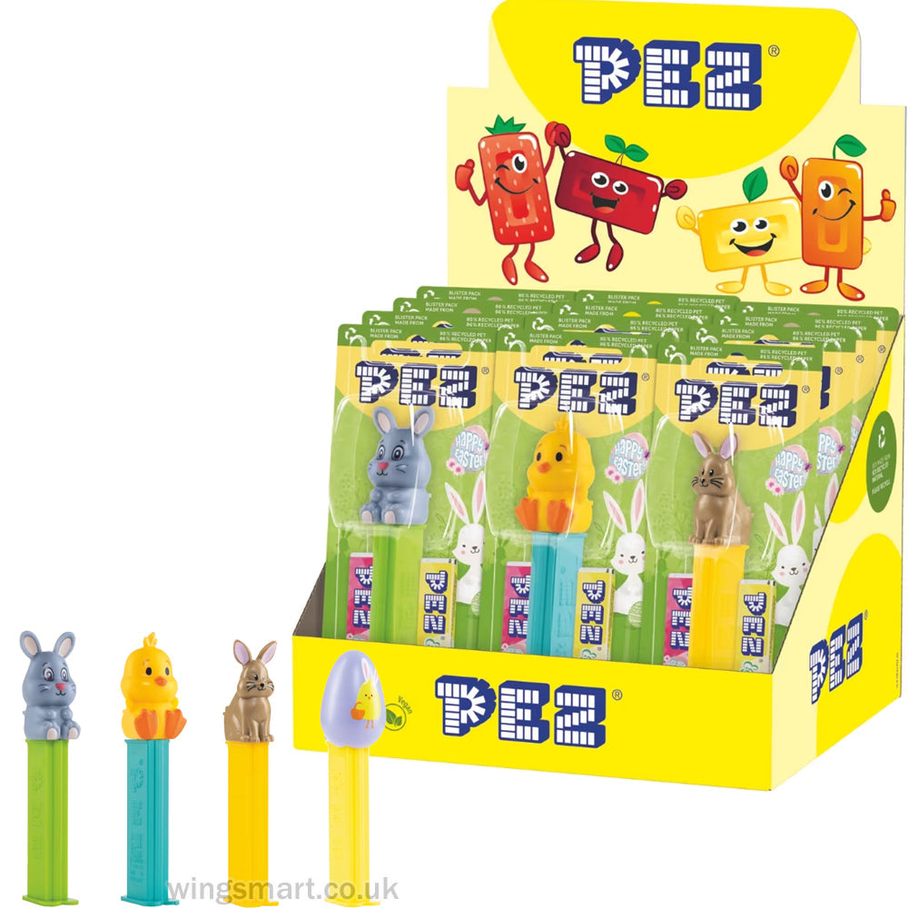 Pez Easter Candy Impulse Pack - 17g, Pack of 12 - Limited Edition Treats