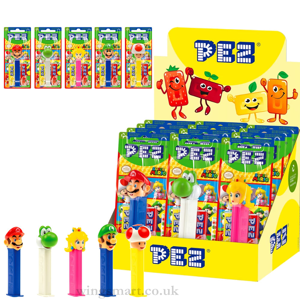 Pez Character Variety 1+2 Impulse Packs 17g (Box of 12)