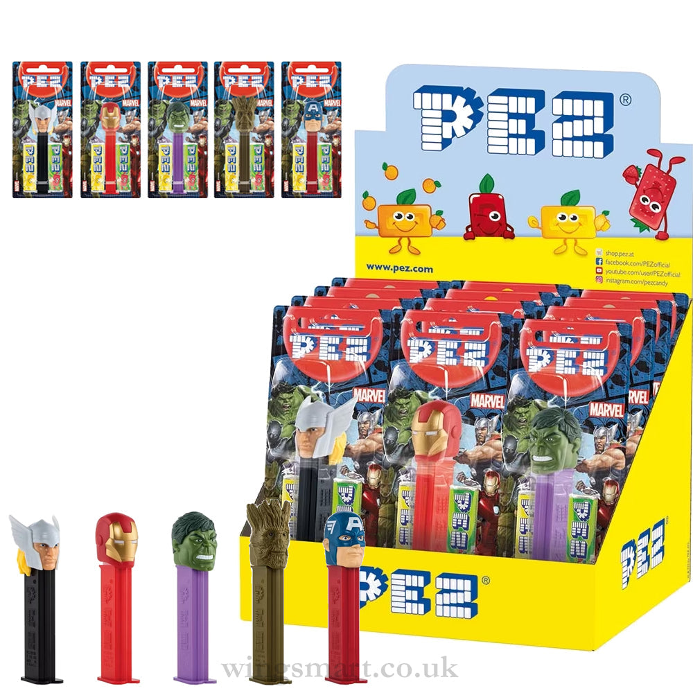 Pez Character Variety 1+2 Impulse Packs 17g (Box of 12)