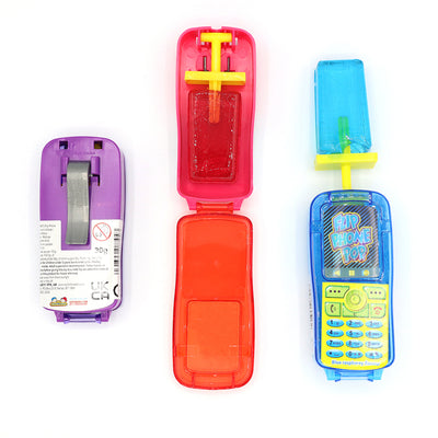 Kidsmania Flip Phone Lollipops – 12 Pack, 30g Each