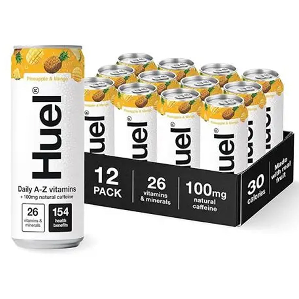 Huel Daily A-Z Vitamin Drink 330ml – Assorted Flavours (12 Cans)