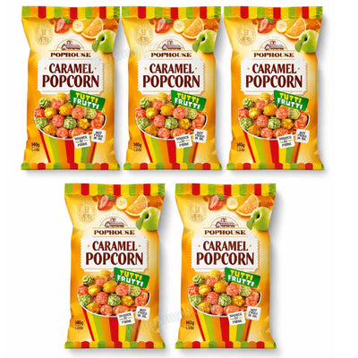 Pophouse Popcorn Caramel-Tutti Frutti 140g