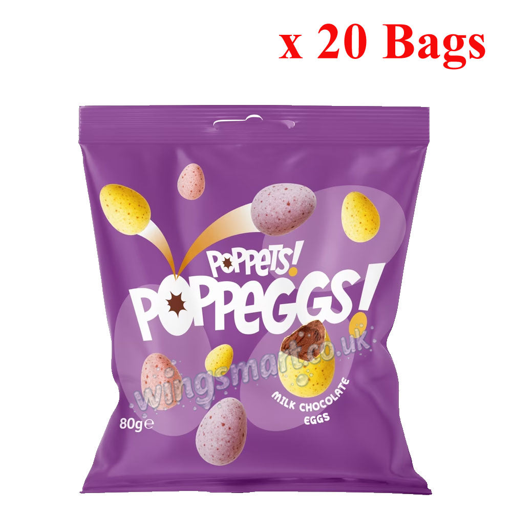 Easter Mini Eggs Assorted Collections Bags – Milk, White & Chocolate Orange Eggs (Full box)
