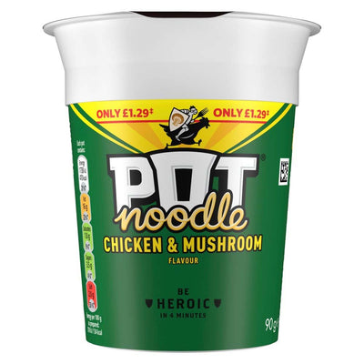 Pot Noodle Assorted Flavour Snack Bundle – 90g (Pack of 12)