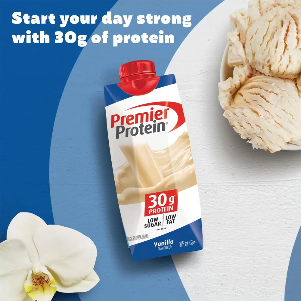 Premier Protein Vanilla Shakes, 12 x 325ml