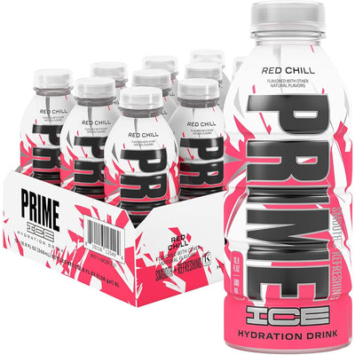 Prime Red Chill Flavour Ice Hydration 500ml(Pack of 12 Bottles)