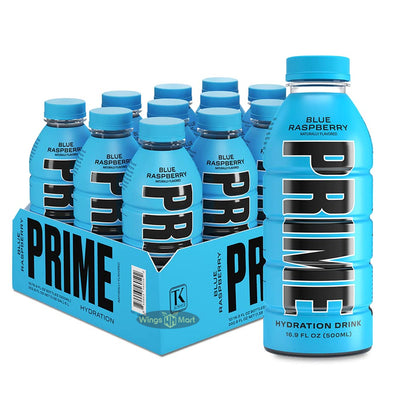 PRIME Hydration Blue Raspberry 12 x 500ml Bottles