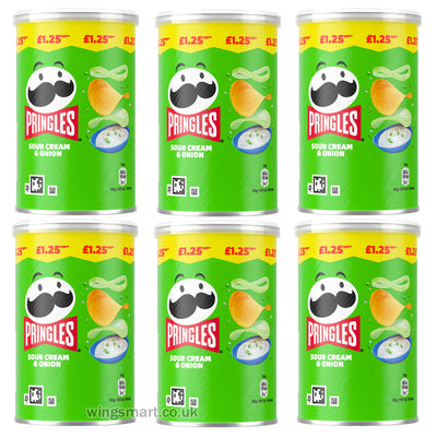 Pringles Sour Cream & Onion Sharing Crisps 70g PMP
