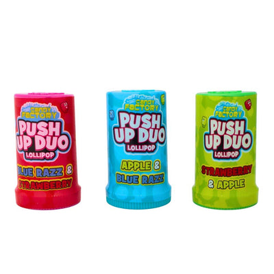 Crazy Candy Factory Push Up Duo Lollipop 12 x 24g