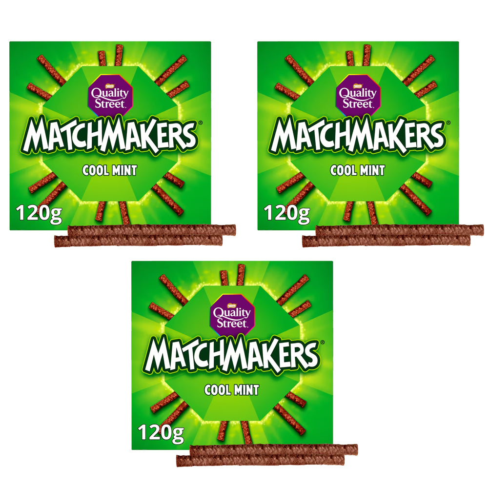 Quality Street Matchmakers Cool Mint Chocolate Box 120g(3 Packs)