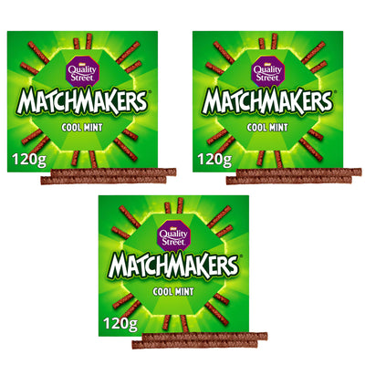 Quality Street Matchmakers Cool Mint Chocolate Box 120g(3 Packs)