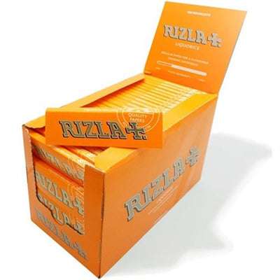 RIZLA LIQUORICE REGULAR SIZE PAPERS - 100 PACK