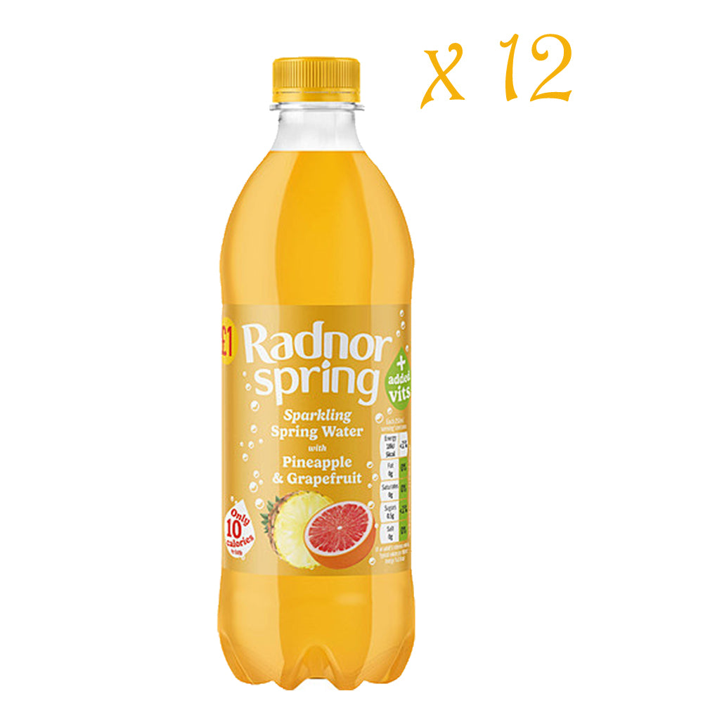 Radnor Spring Flavoured Water 500ml PMP – 12 Pack