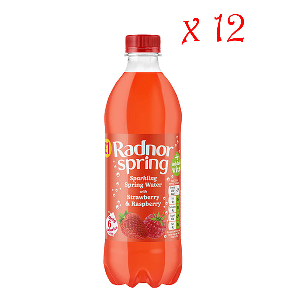 Radnor Spring Flavoured Water 500ml PMP – 12 Pack