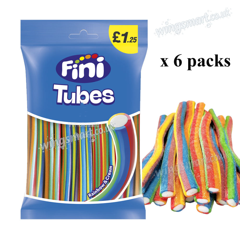 Fini Tubes Assorted Flavours Candy 140g £1.25 PMP Sweet & Sour Treats Packs
