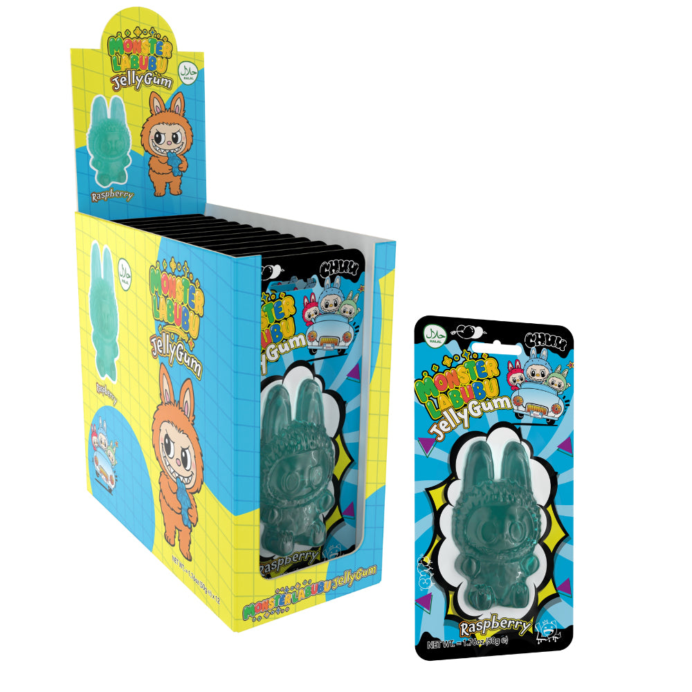 Monster Labubu Jelly Gum Assorted Flavours 50g (12 Packs)