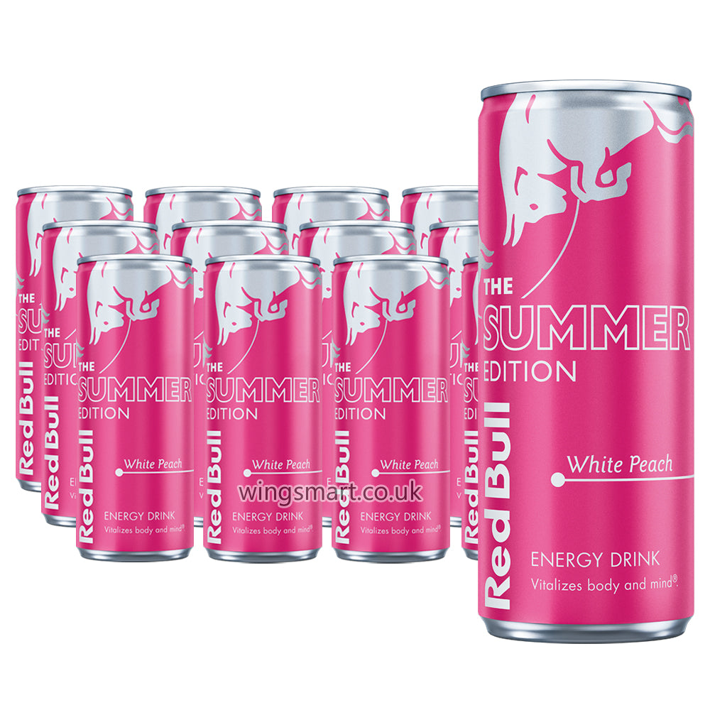 Red Bull Summer Edition 2025 White Peach Drink 250ml (Case of 12)