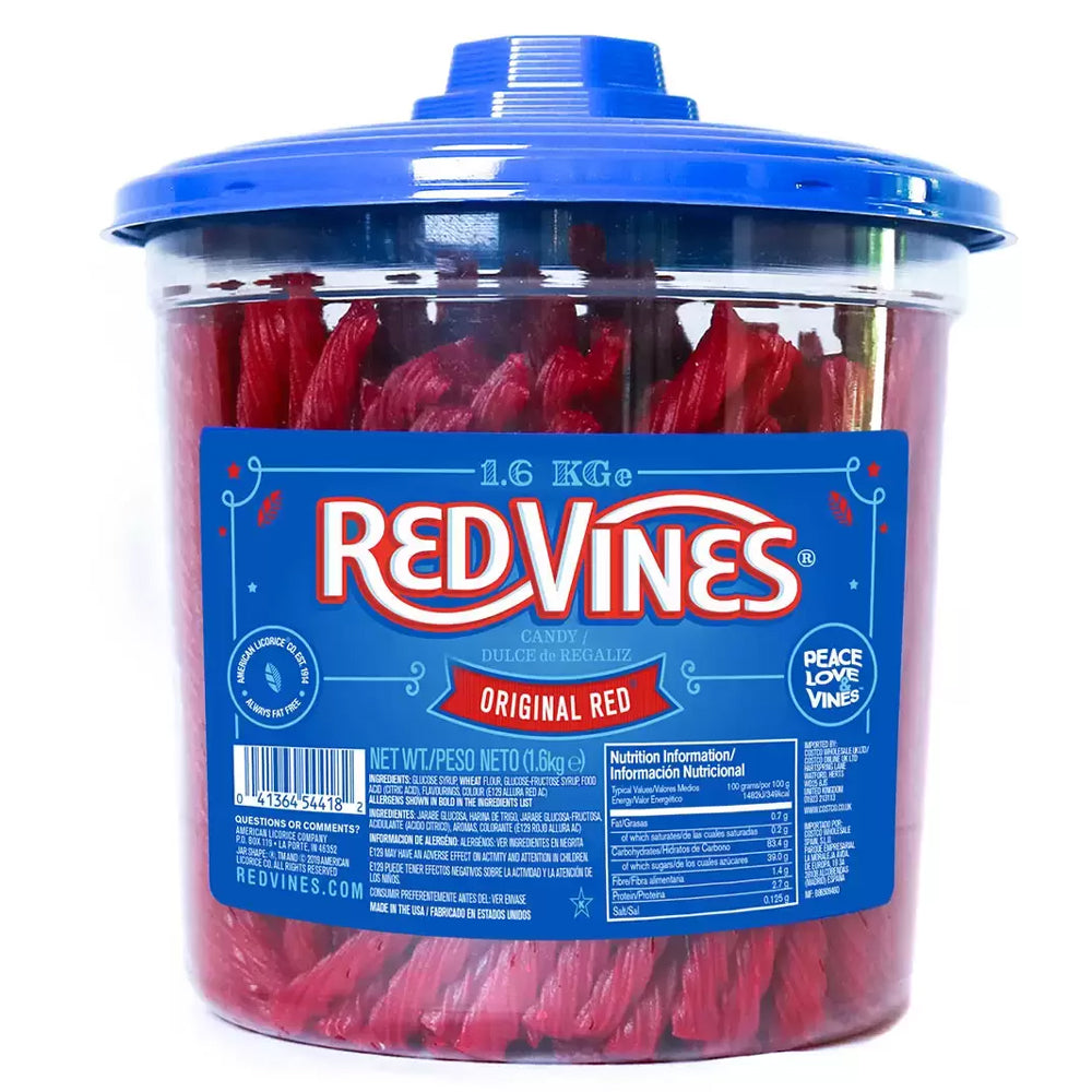 Red Vines Original Red Licorice Twists 1.6 kg
