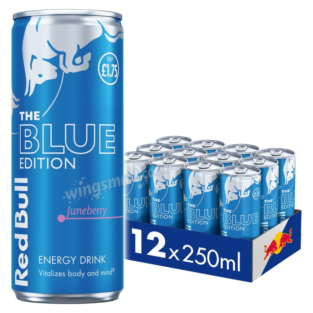 Red Bull Energy Drink Blue Edition Juneberry PMP 250ml