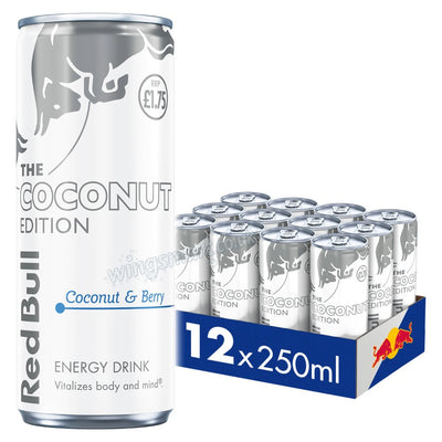 Red Bull Coconut Edition Coconut & Berry Energy Drink 250ml – 12 Pack PMP