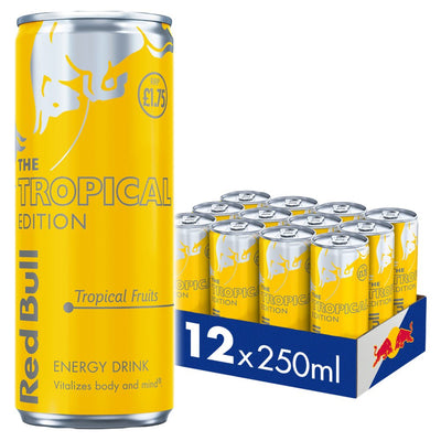 Red Bull Energy Drink Tropical Edition Tropical Fruits PMP 250ml
