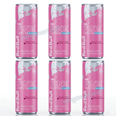 Red Bull Energy Drink Sugar Free Pink Edition Forest Fruits PMP 250ml