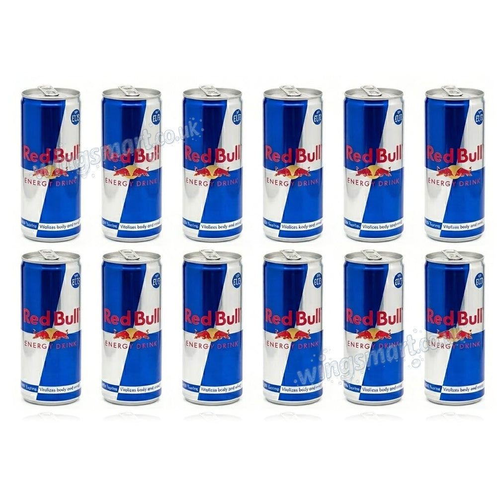 Red Bull Energy Drink Cans 250ml PMP - Boost Energy Anytime