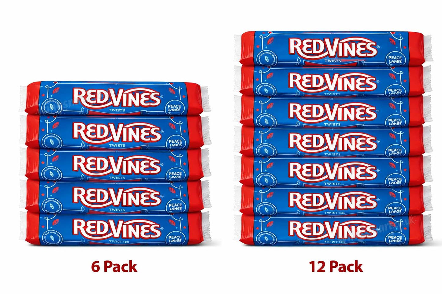 Red Vines Original Red Twists Candy 142g (6 Packs / 12 Packs)