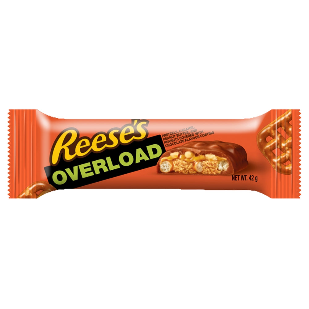 Reese's Overload Chocolate Bar 42g (Box of 18) | Reese's Candy