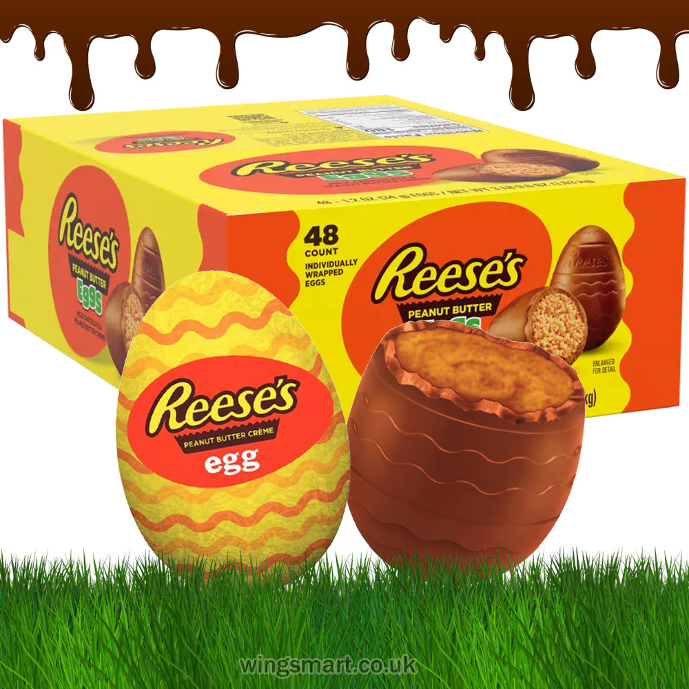 Reeses Peanut Butter Creme Eggs 34g (Box of 48)