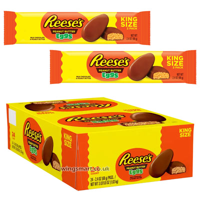 Reese's Peanut Butter Eggs King Size 68g (Box of 24)