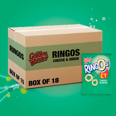 Golden Wonder Ringos Cheese & Onion 40g