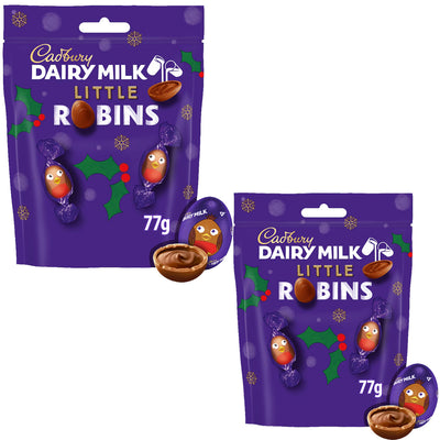 Cadbury Dairy Milk Little Robbins 77g (2 Packs)