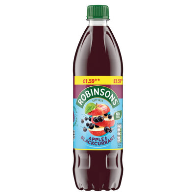 Robinsons Apple & Blackcurrant No Added Sugar Squash PMP 750ml