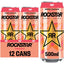 Rockstar Peach Energy Drink Can PMP 500ml x 12
