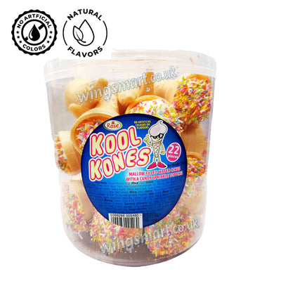 Kool Kones Mallows Tub 330g (22 x 15g) FULL TUB