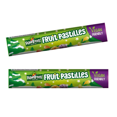 Rowntree's Fruit Pastilles Vegan Friendly Sweets Giant Tube 115g (Box of 15)