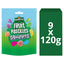 Rowntree's Fruit Pastilles Squidgers Sweets Sharing Bag 120g(Pack of 9)