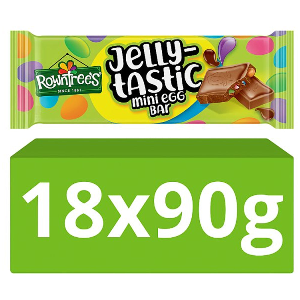 Rowntree's Jellytastic Mini Egg Chocolate Sharing Bar 90g