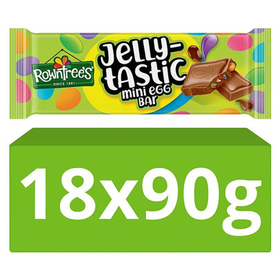 Rowntree's Jellytastic Mini Egg Chocolate Sharing Bar 90g