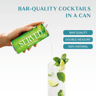 SERVED Mojito 8% ABV (Case of 12)