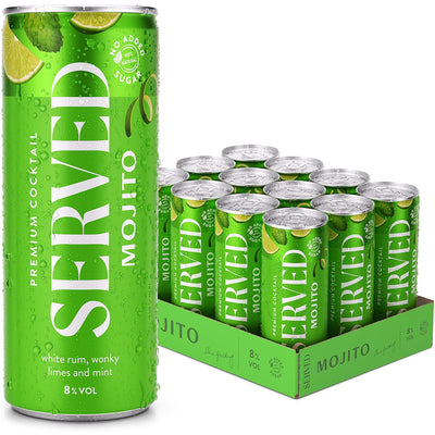 SERVED Mojito 8% ABV (Case of 12)