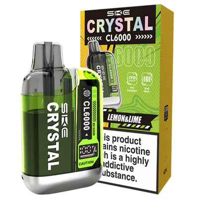 SKE Crystal CL6000 Lemon & Lime 20mg/ml (Pack of 5)