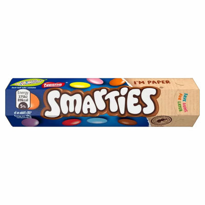 Smarties Milk Chocolate Tube 38g (Box Of 24) - WingsMart