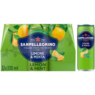 San Pellegrino Lemon & Mint 12x330ml