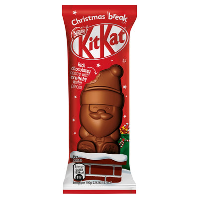Kit Kat Santa Milk Chocolate Christmas Figure – 29g (30 Pack)