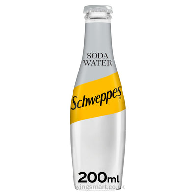 Schweppes Soda Water 200ml (Case of 24)