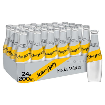 Schweppes Soda Water 200ml (Case of 24)