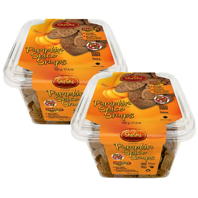 ShaSha Pumpkin Spice Snaps, 2 x 500g