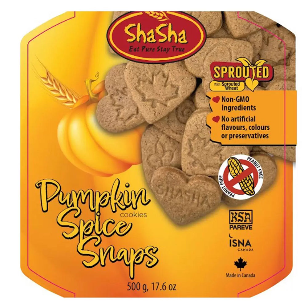 ShaSha Pumpkin Spice Snaps, 2 x 500g